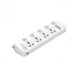 NAGU - Rallonge 4 sorties - 4 Ports USB 2A - Blanc - Neuf 1an garantie